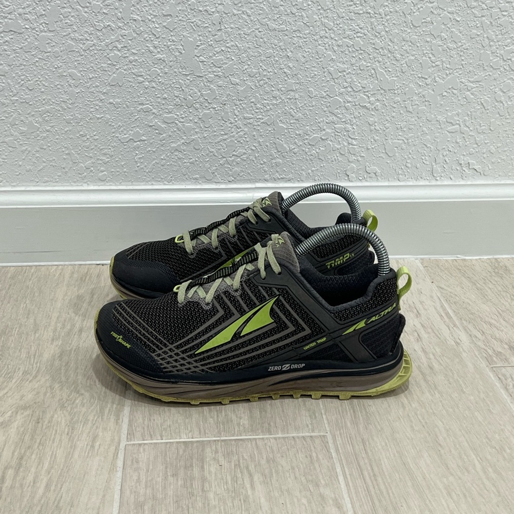 Altra Timp 1.5 Trail Running Shoes Gray Foot Shape Gaiter Trap Women's Size 6